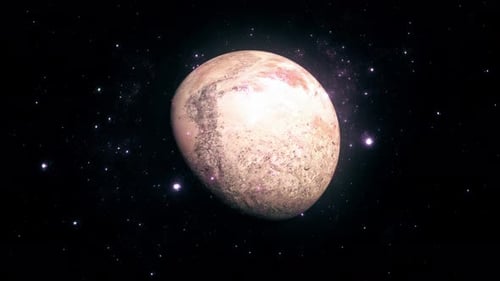 Realistic Planet Rotating in Starry Outer Space