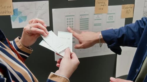 Team Collaboration on Mobile App Design with Wireframes