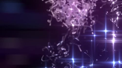 Purple Spore Bursts Bewegungshintergrund 1