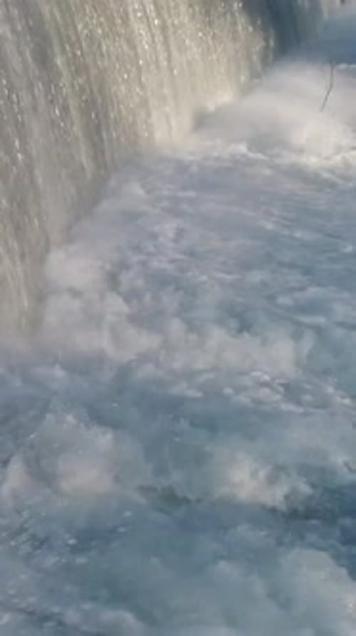 Vertical Video of Waterfall