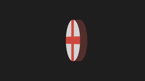 graphique de mouvements 3D du drapeau du pays