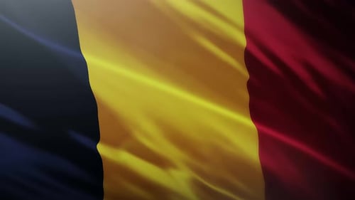 Realistic Waving Flag Animated Background Loop