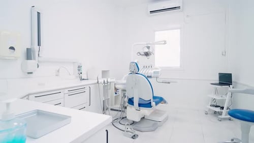 Modern Dentist Office with Medical Equipment