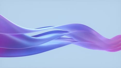 Boucle de fond de formes brillantes colorées et fluides