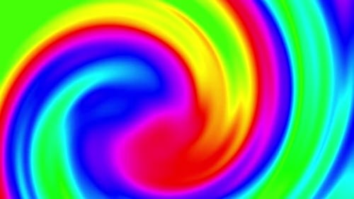Abstract twisted wavy liquid digital splash color motion background. Vd_1333