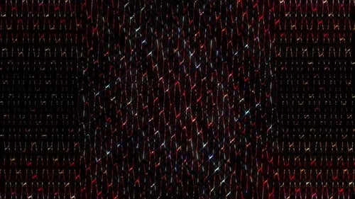 Abstract Glitch Grid Loop Background