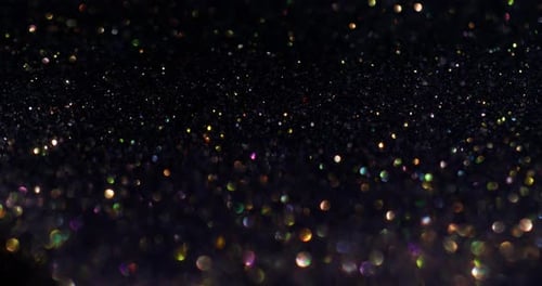 Blur Sparkles Bokeh Light Flare Color Glow Black