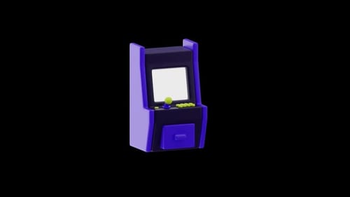 Arcade Icon 3D Animation