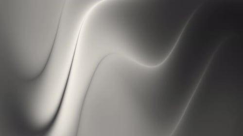 Abstract Fluid Grey Wavy Background Animation Loop
