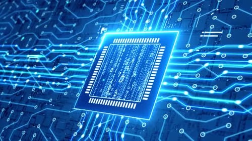 Circuit à puce intelligent Quantum Computer