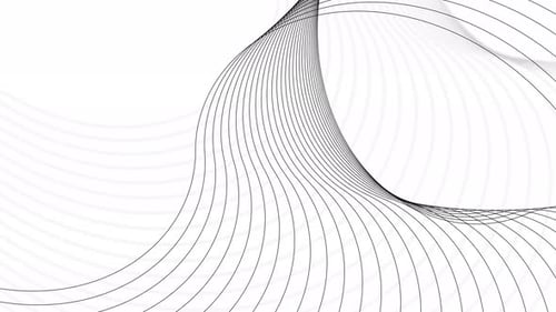 Abstract Flowing Lines Fluid Wavy Motion Background