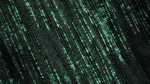 Digital binary code. Abstract technology background. Seamless loop