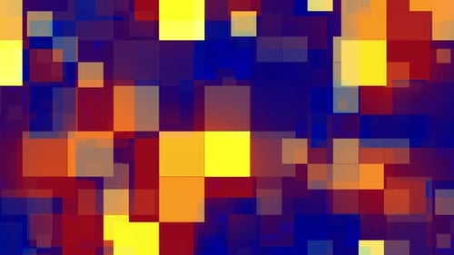 Dynamic Geometric Squares Background Loop Animation