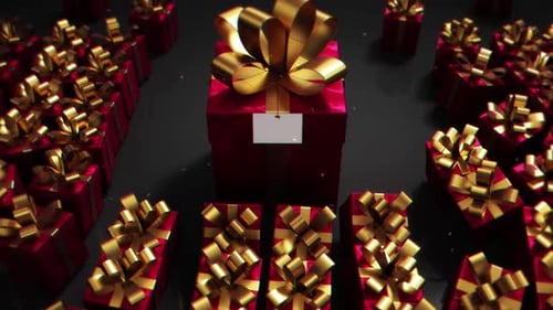 Festive Christmas Gift Reveal Animation