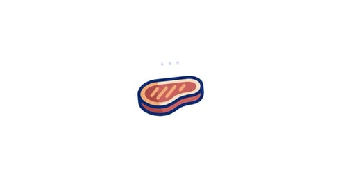 Steak Animated Icon