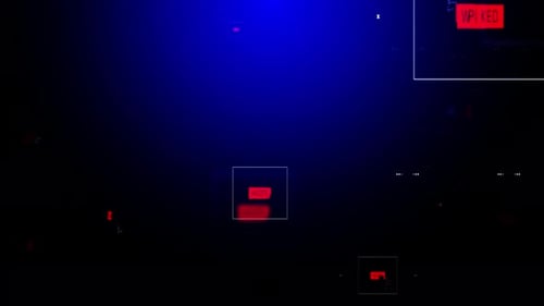 Technology Blue Background Loop