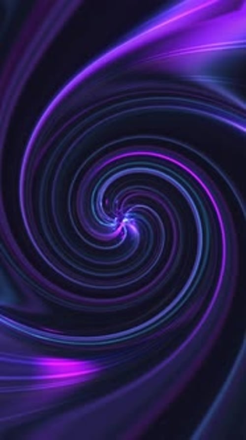 Neon Abstract Tunnel Swirl Vertical Background