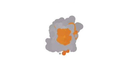 Cartoon bomb explosion. Smoke 2d Cartoon FX. Smoke Elements. Cartoon Dust Wave. Explosion shockwave.