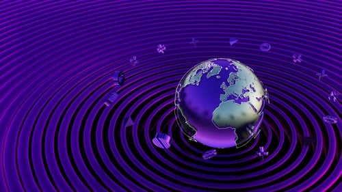 3D Earth Infographic Animation