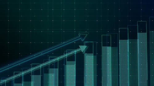 Business Graph Chart Bar Animated