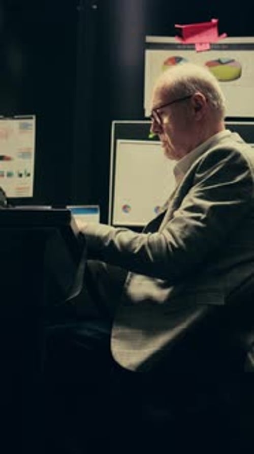 Business Meeting With Adult Man and Young Woman