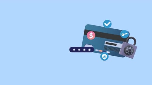 Animated Credit Card Security and Password Lock