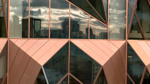 Modern architecture of the business city district