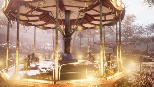 Abandoned Amusement Park 4K