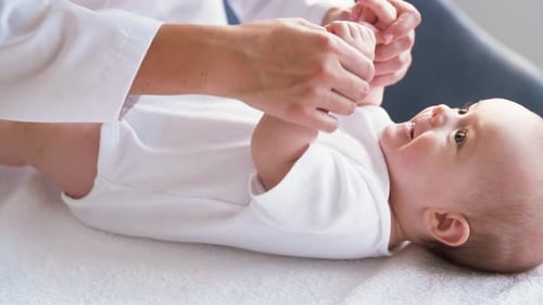 Medicine, Healthcare and Pediatrics Concept - Female Pediatrician or Neuropathist Doctor Or