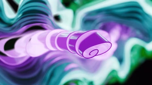 Spiral Glossy Glowing Tape
