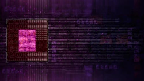 Futuristic Quantum Computing Simulation 01