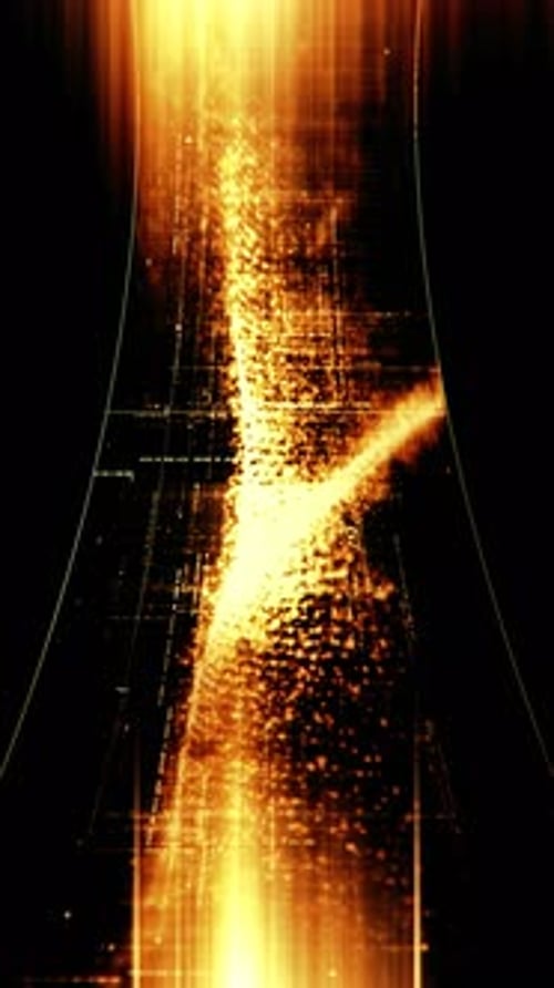 Futuristic data network visualization with glowing digital streams 01
