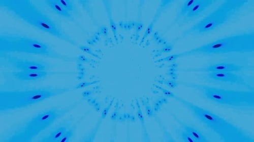 Colorful Glowing Light Tunnel Animation Background