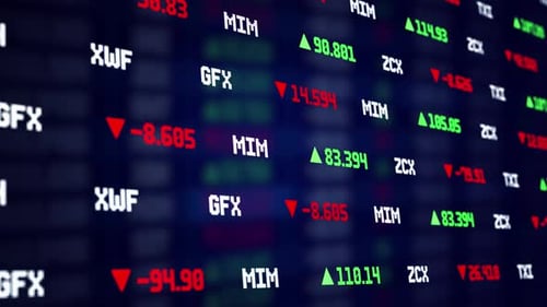 Stock Exchange Market Business Concept