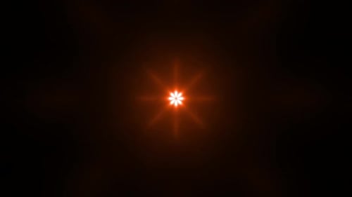 Abstract Glowing Geometric Light Rays Reveal Animation