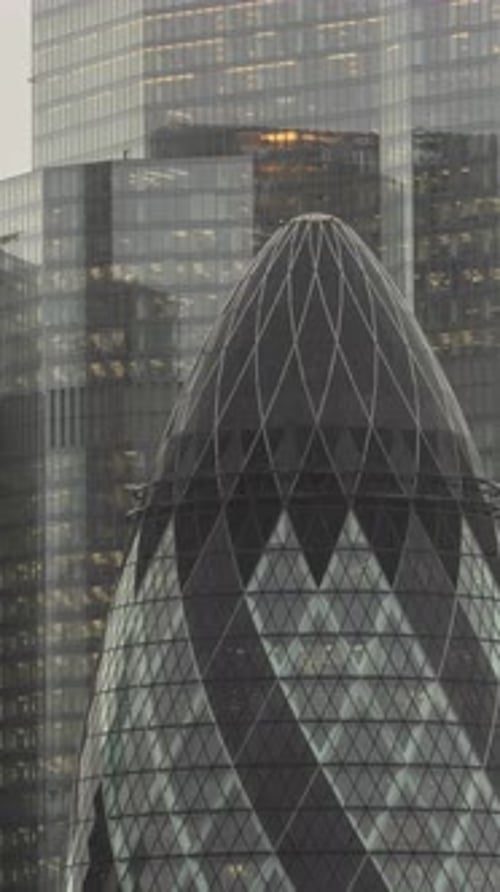 City of London Skyscraper Skyline Vertical