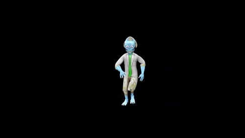Toon Zombie Doctor Hip-Hop-Tanz