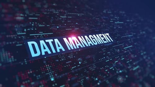 Data Management Digital Background
