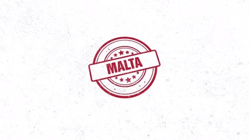 Malta Rubber Stamp