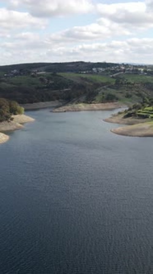 Lake Barrage Aerial View