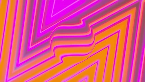 Abstract Wavy Geometric Lines Dynamic Background Animation