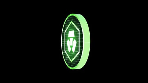 Futuristic Digital Logo Reveal with Grid Animation