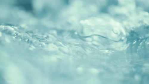 A Mountain River with Crystal Clear Water