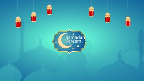 Animierter Ramadan-Hintergrund