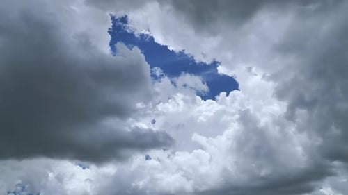 Dramatic Clouds Moving Across the Sky