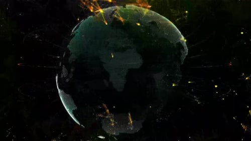 Globe World News Background Seamless