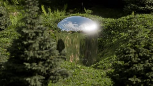 Surreal Shape Inflating Loop 3D Animation