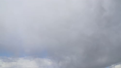 Time lapse of clouds and blue sky