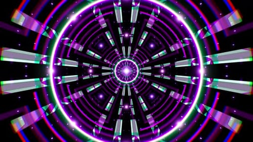 Hypnotic Geometric Background