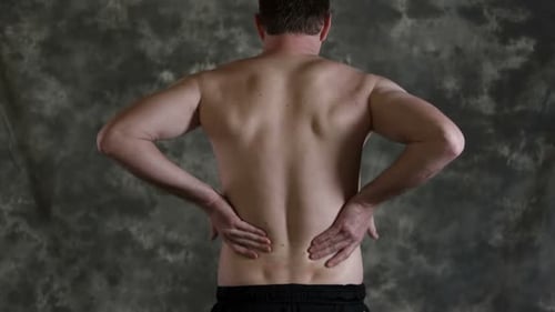 Man With Lower Back Pain